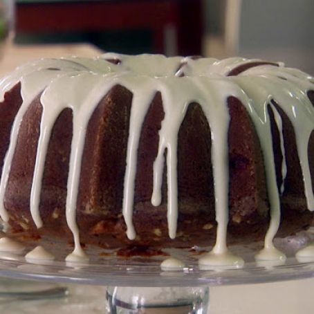 Spiced Apple Walnut Cake with Cream Cheese Icing