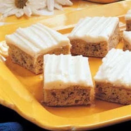 Frosted Banana Bars