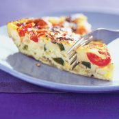 Mushroom, Pepper, and Fontina Frittata