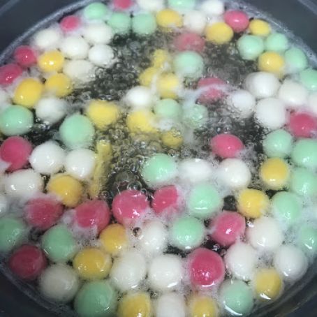 Natural 5-colour Glutinous Rice Balls