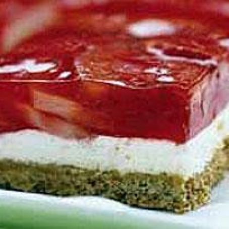 Strawberry Pretzel Squares