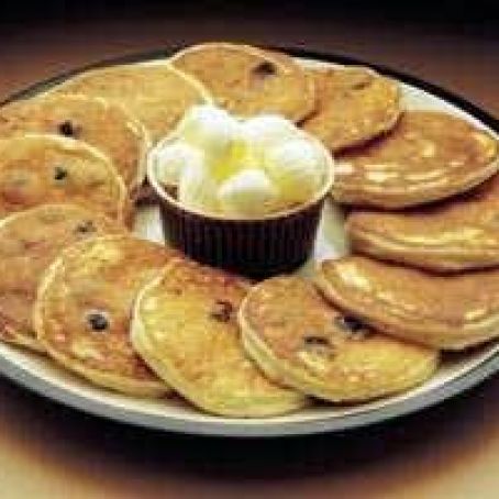 Sour Cream-Blueberry Pancakes