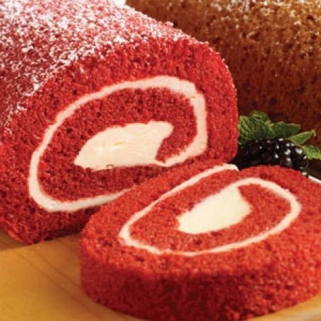 Red Velvet Roll Cake****