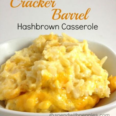 Cracker Barrel Hashbrown Casserole Recipe