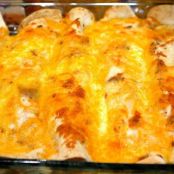Creamy Chicken Enchiladas