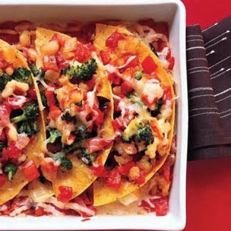 Cheesy Shrimp Enchilada Bake