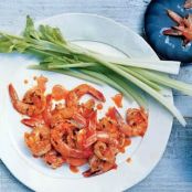 BUFFALO GRILLED SHRIMP w/BLUE CHEESE