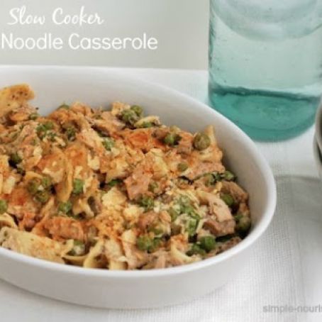 Slow Cooker Tuna Noodle Casserole