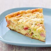 Impossible Ham and Cheese Pie