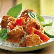 Thai Curry Chicken with Sweet Red Peppers