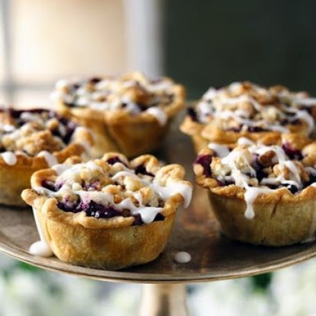 Mini Buckle Berry Pies