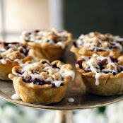 Mini Buckle Berry Pies