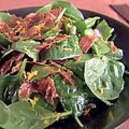 Spinach Salad with Orange Vinaigrette