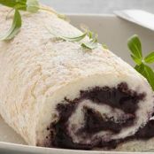 Blueberry Angel Food Cake Rolls