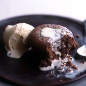 Warm Double-Chocolate Brownie Cakes