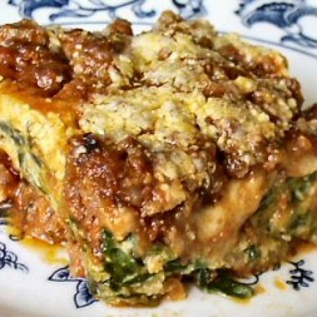 HCG Diet (P3) Spinach Lasagna