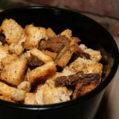 Garlic And Parmesan Croutons