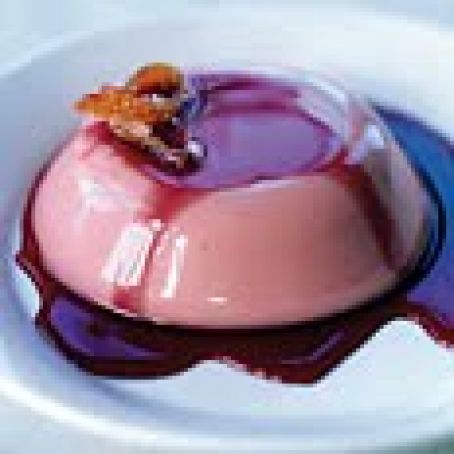 Pomegranate Panna Cotta