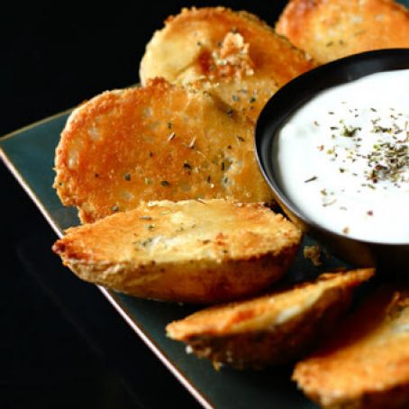 PARMESAN BAKED POTATO HALVES