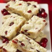 CRANBERRY & WHITE CHOCOLATE SHORTBREAD