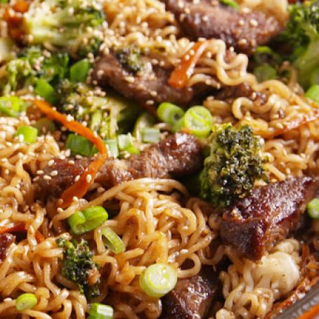 Mongolian Beef Ramen