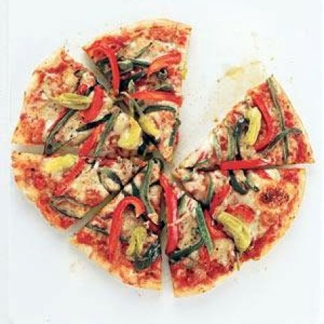 Spicy Three-Pepper Pizza