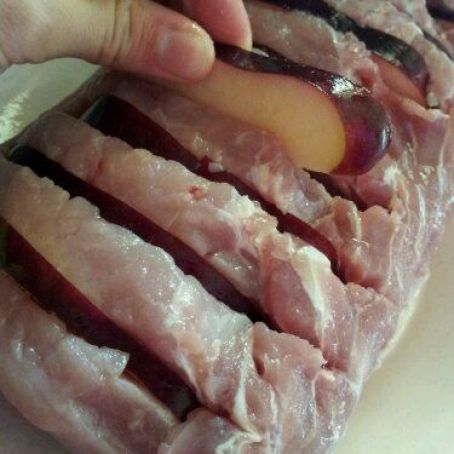 Crockpot Honey Apple Pork Loin