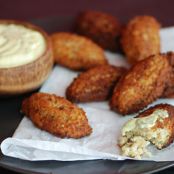 Quinoa Fritters with Ají Amarillo Aioli