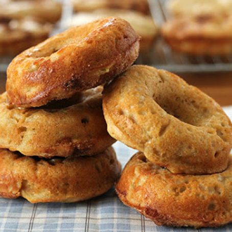 Apple-Cinnamon Doughnuts-Baked