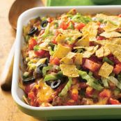 Beef and Bean Taco Casserole