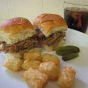 Root Beer Pulled Pork Sandwiches