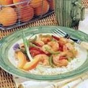 Apricot-Pineapple Glazed Shrimp