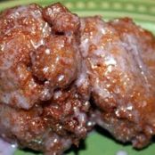 Glazed Caramelized Roasted Banana Bread Drop Doughnuts