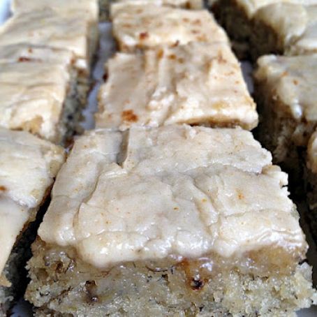 Banana Bread Bars with Brown Butter Frosting