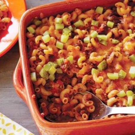 Sloppy Joe and Macaroni Casserole