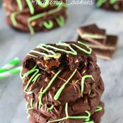 Andes Triple Chocolate Mint Pudding Cookies