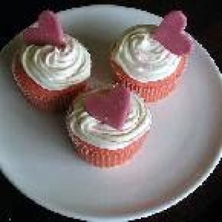 Pink Velvet Cupcakes