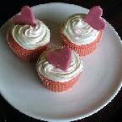 Pink Velvet Cupcakes
