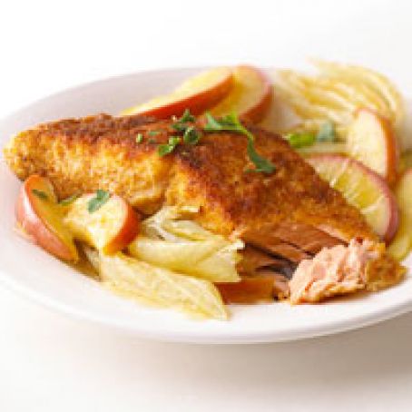 Salmon, Apples, and Fennel