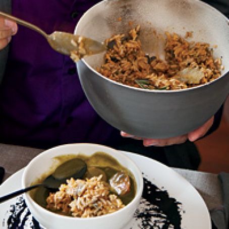 Eggplant Dirty Rice