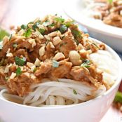 BREAST****Slow Cooker Chicken with Thai Peanut Sauce
