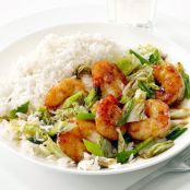 Shrimp and Cabbage Stir-Fry