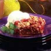 Caramel Cranberry Crisp