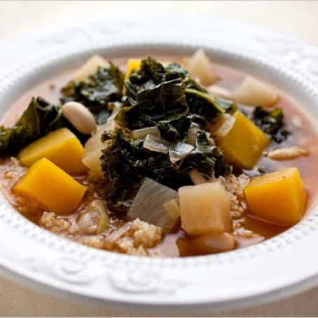 COUSCOUS w/WINTER VEGGIES & BEANS