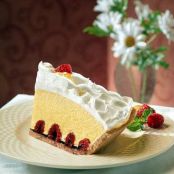 Creamy Lemon Raspberry Pie