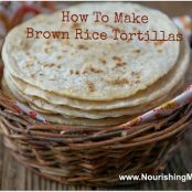 Brown Rice Flour Tortillas
