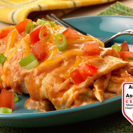 LIGHTENED UP CHICKEN ENCHILADAS