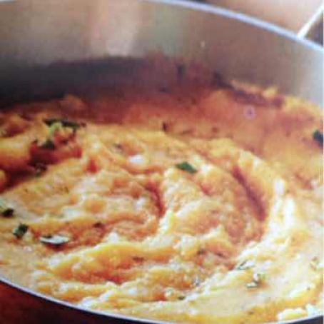 Pumpkin Polenta with Parmesan