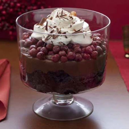Chocolate Cherry Trifle