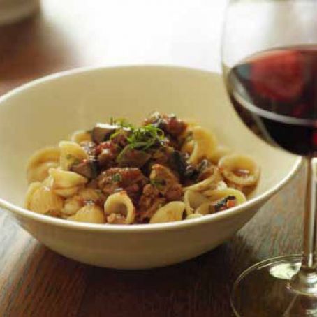 Vegan Sausage and Mushroom Ragu